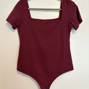Elegant Burgundy Women's Top